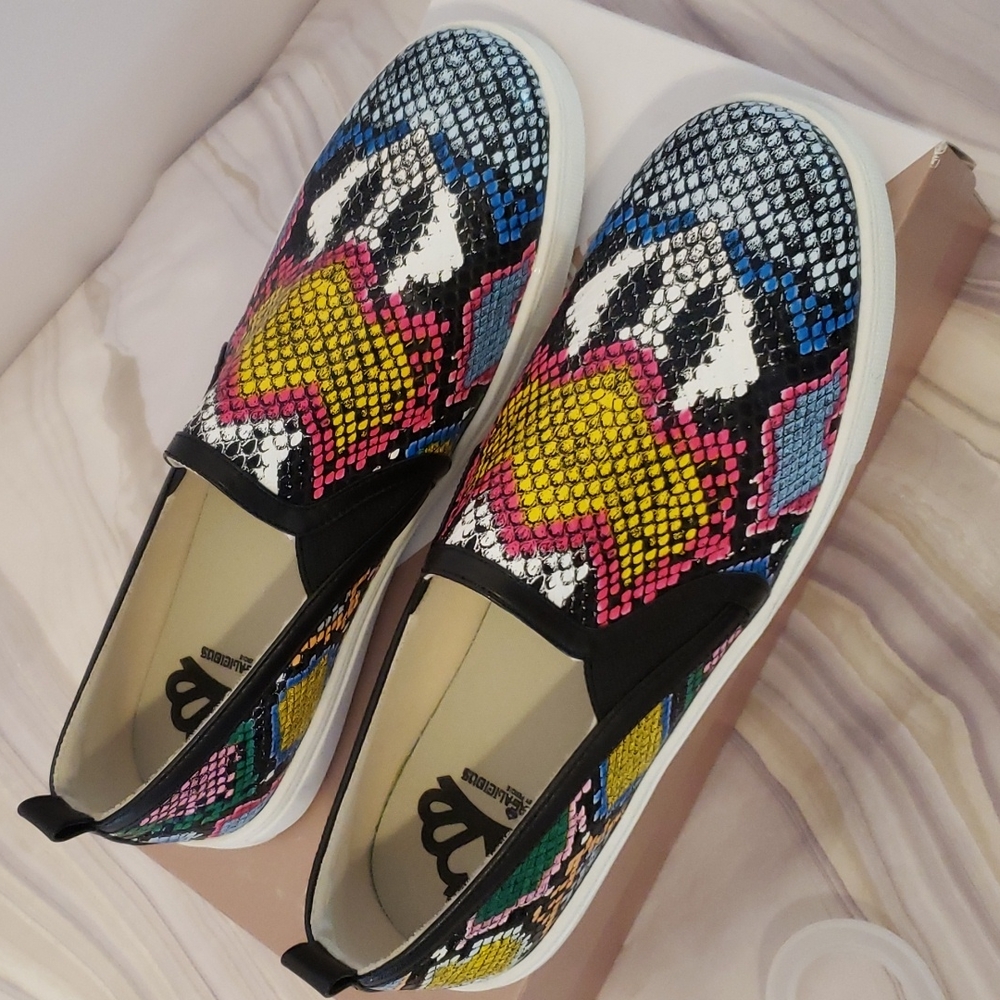 Brand New slip on "snakeskin" sneakers